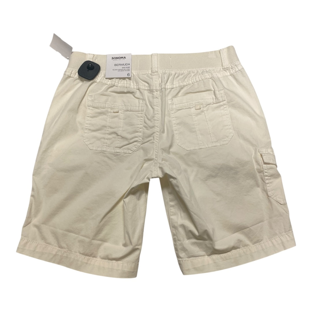 Shorts By Sonoma In Cream, Size:6