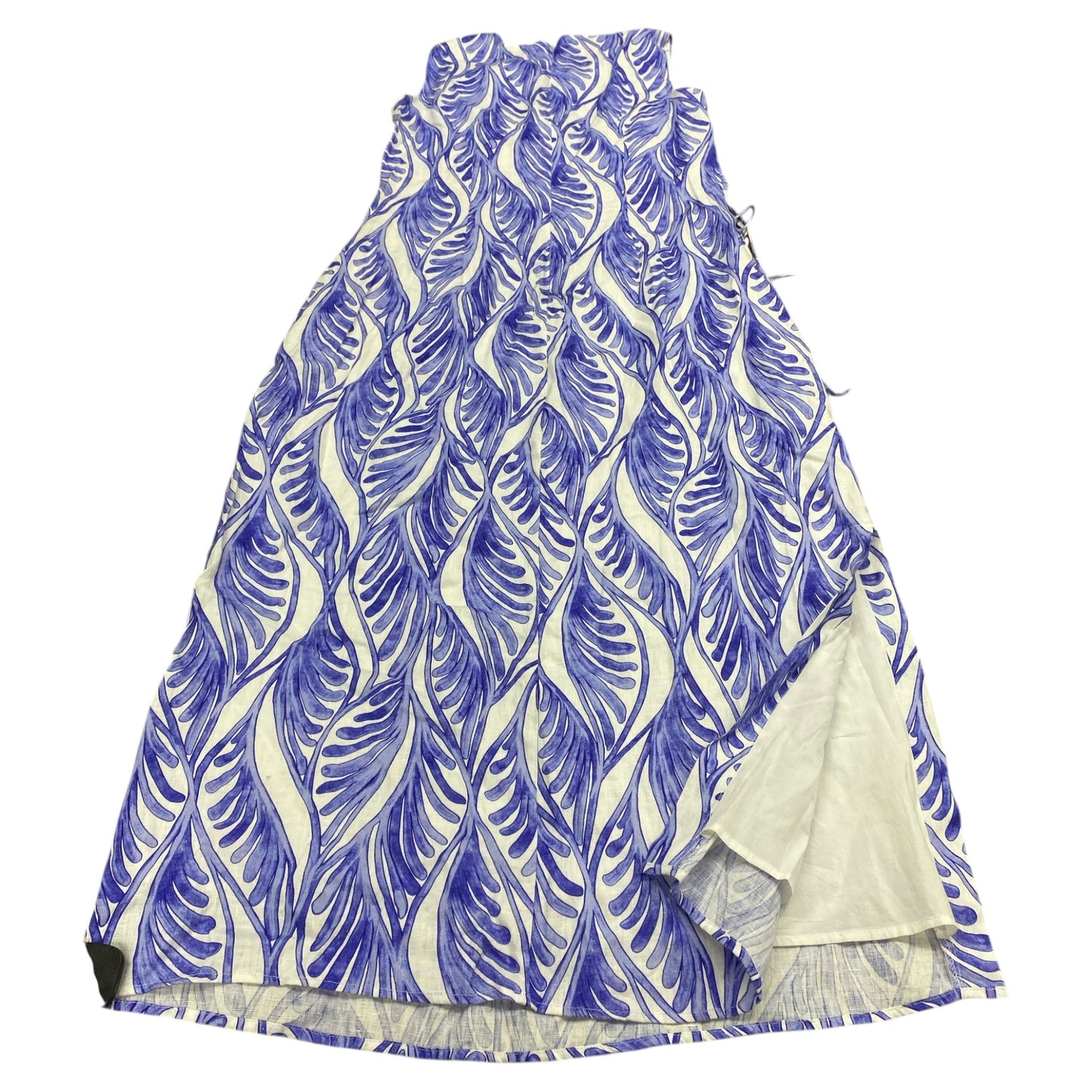 Dress Casual Midi By Magaschoni In Blue & White, Size:8