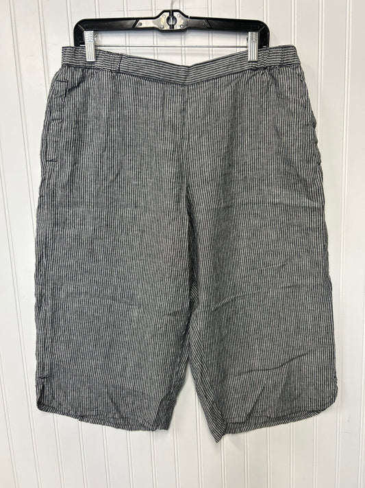 Capris By Coldwater Creek In Striped Pattern, Size:Lp