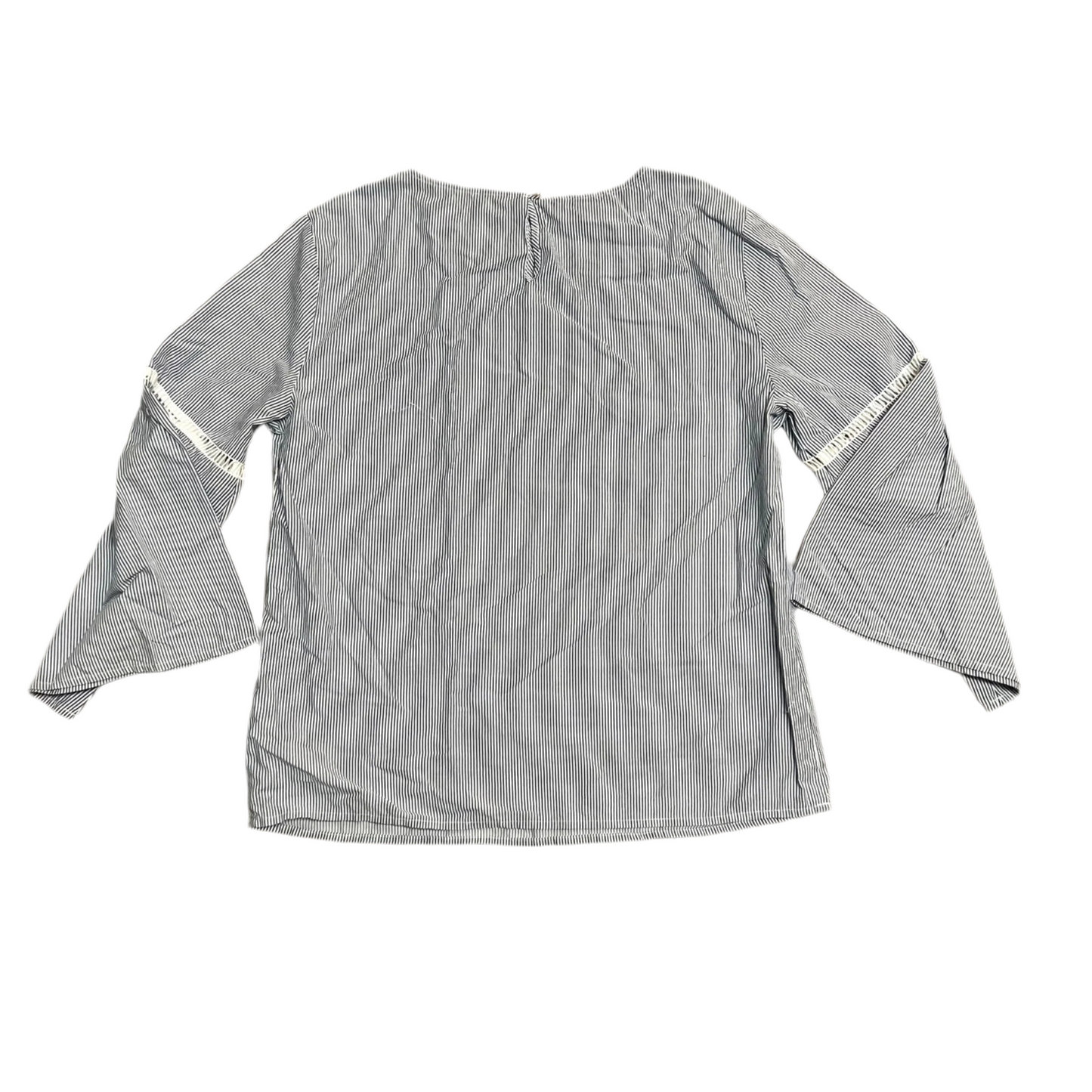 Top 3/4 Sleeve By Joes Jeans In Blue & White, Size: S