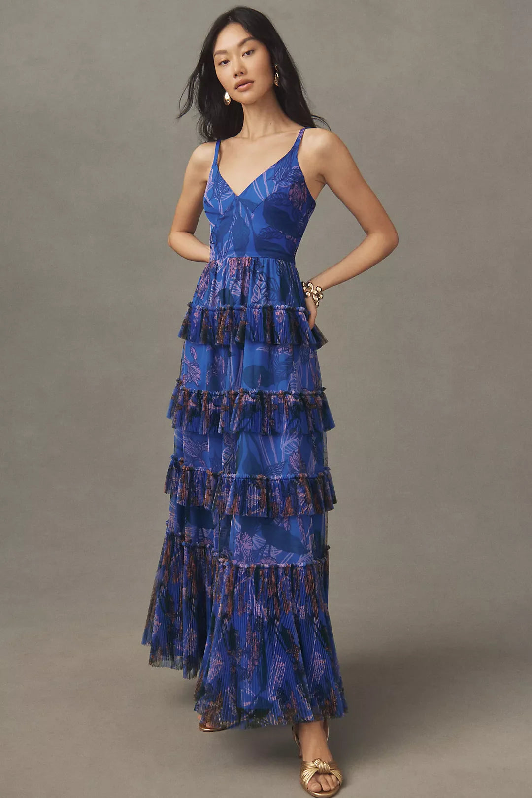 Dress Party Long By Hutch In Blue, Size: 22