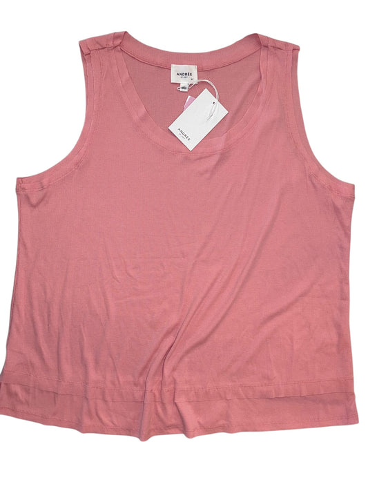 Tank Top By Andree By Unit In Pink, Size:1X