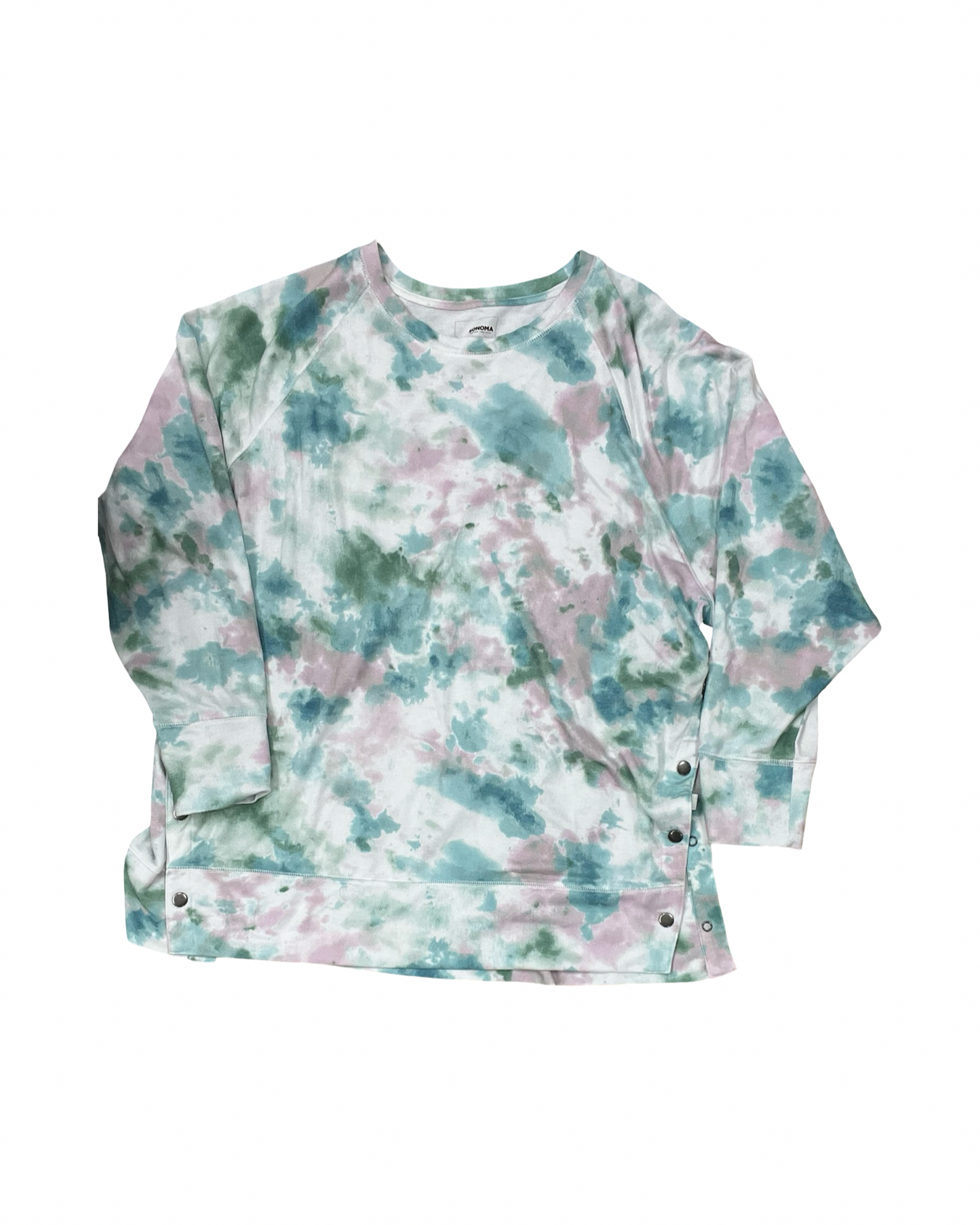 Top Ls By Sonoma In Green & White, Size:Xl