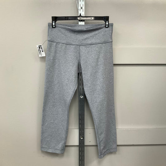 Athletic Leggings Capris By Lululemon In Grey, Size:6