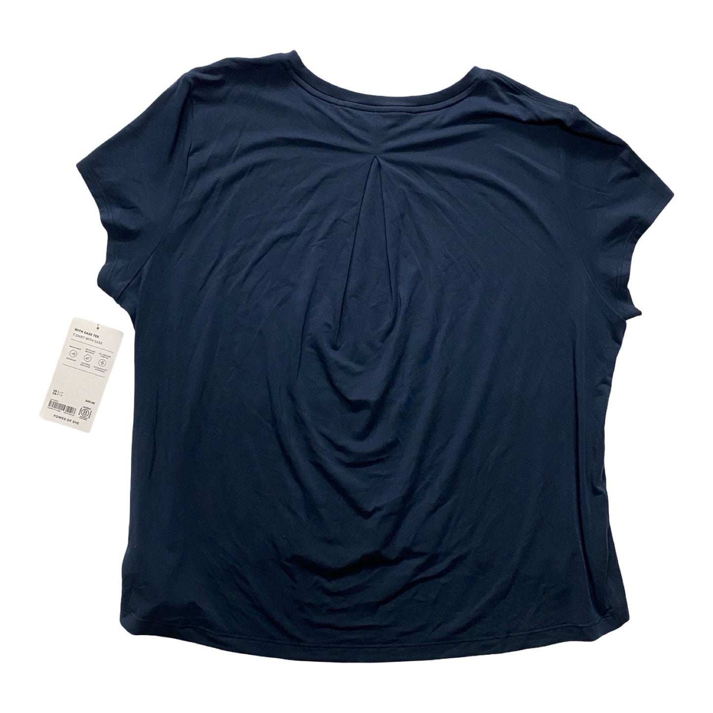 Athletic Top Ss By Athleta In Navy, Size:S