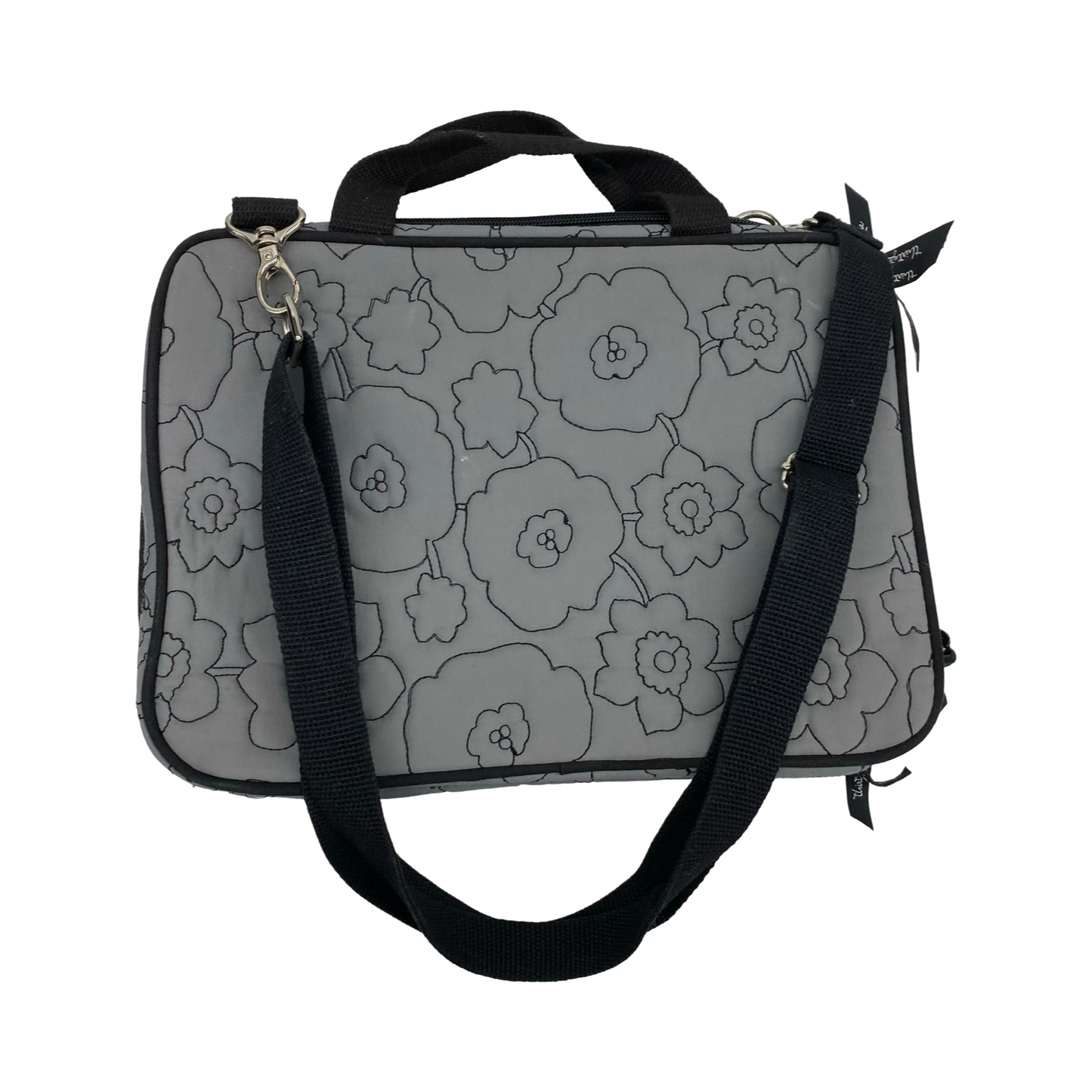 Makeup Bag By Thirty One In Grey, Size:Large