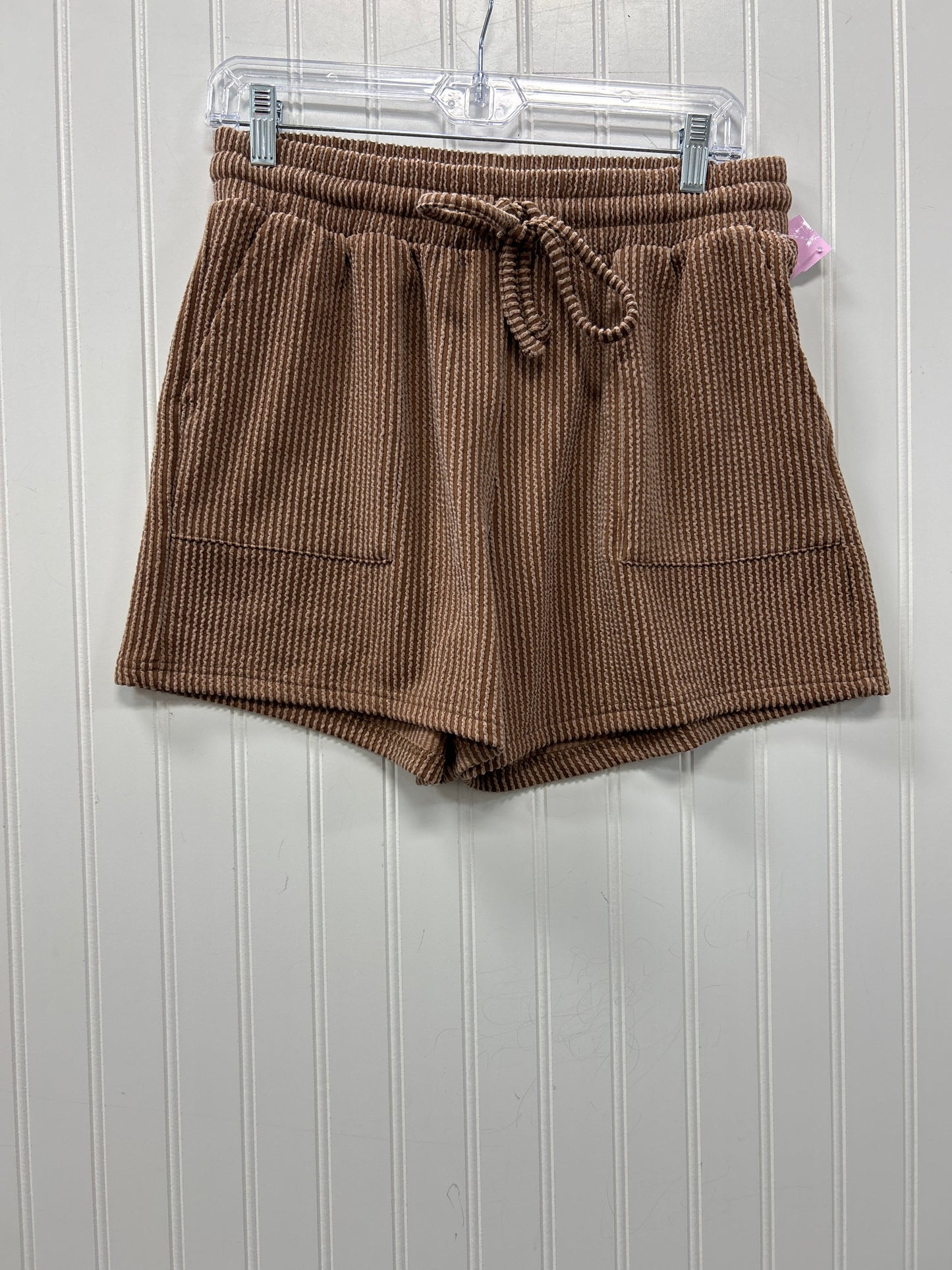 Shorts Set By Zenana In Brown, Size:L