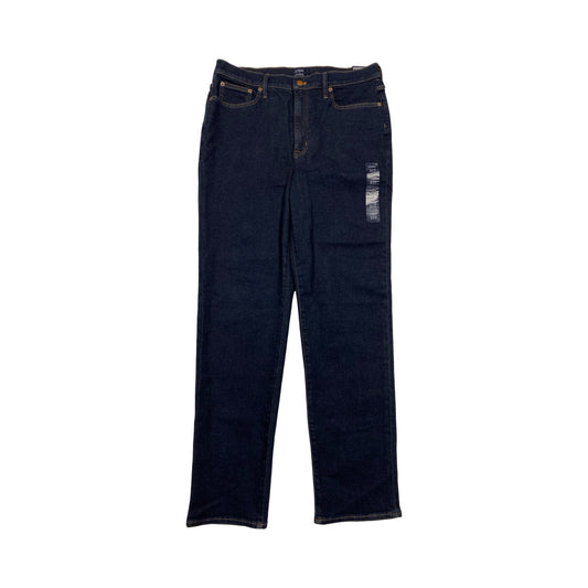 Jeans Straight By J. Crew In Blue Denim, Size:12