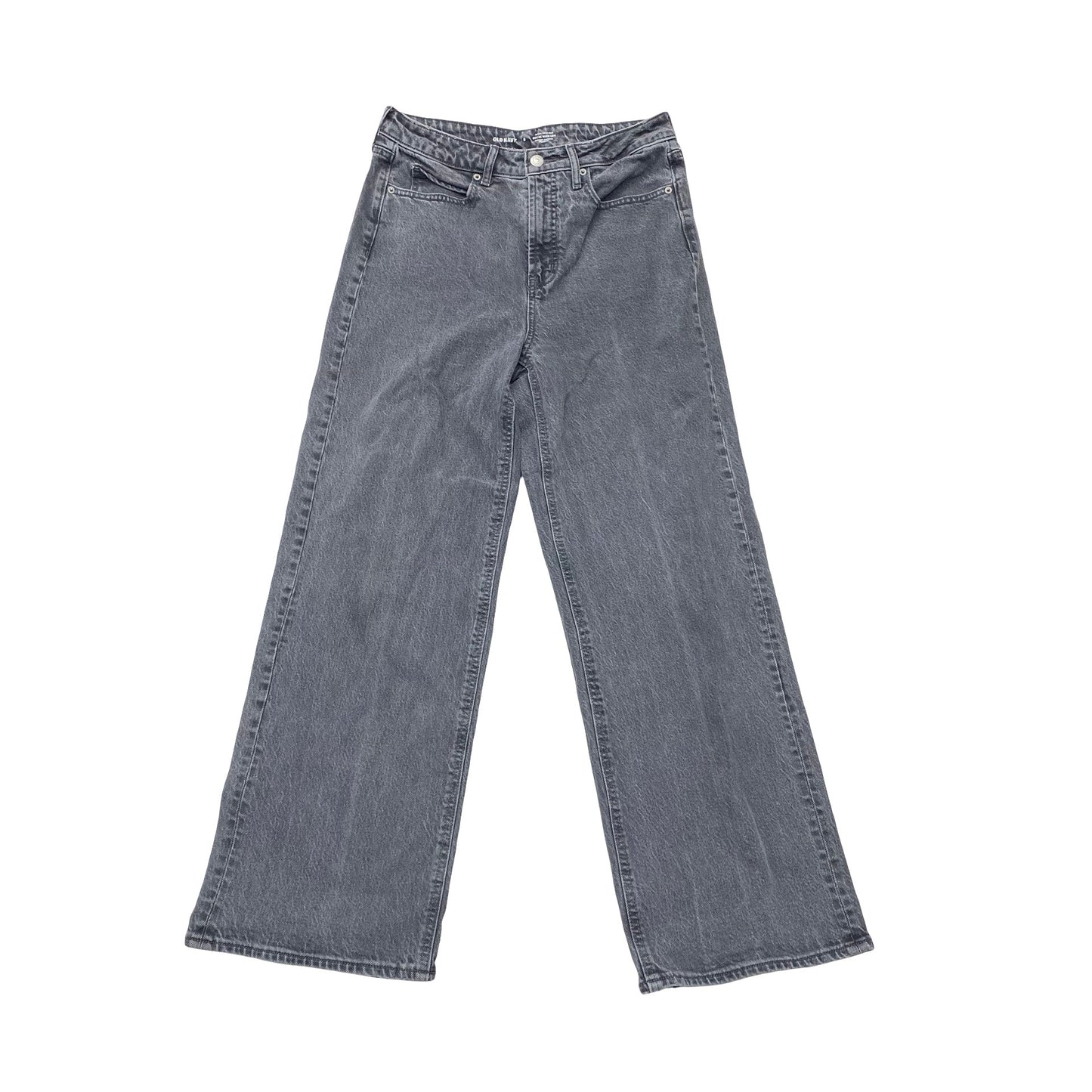 Jeans Wide Leg By Old Navy In Black, Size:8
