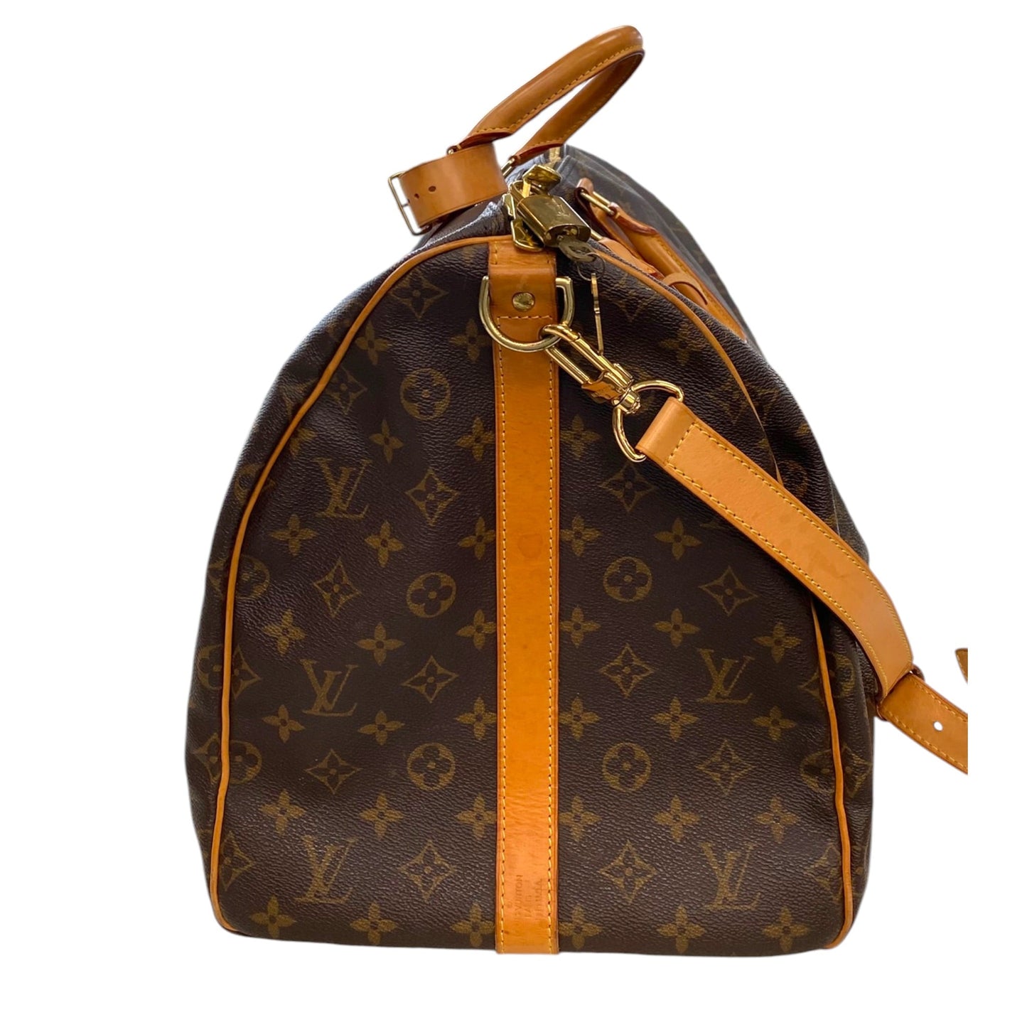 Duffle And Weekender Luxury Designer By Louis Vuitton In Brown, Size:Large(55)