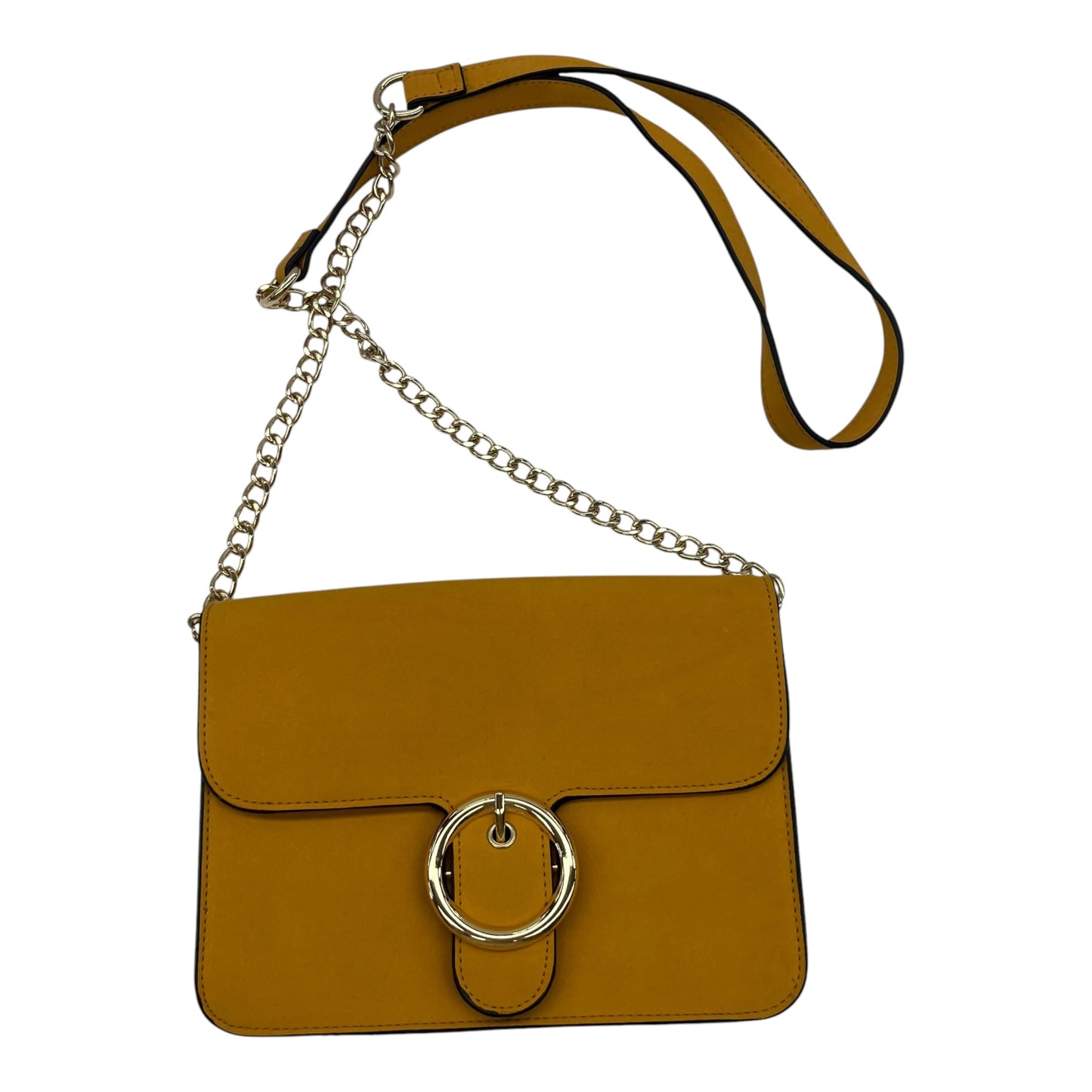Crossbody By Forever 21 In Yellow, Size:Small