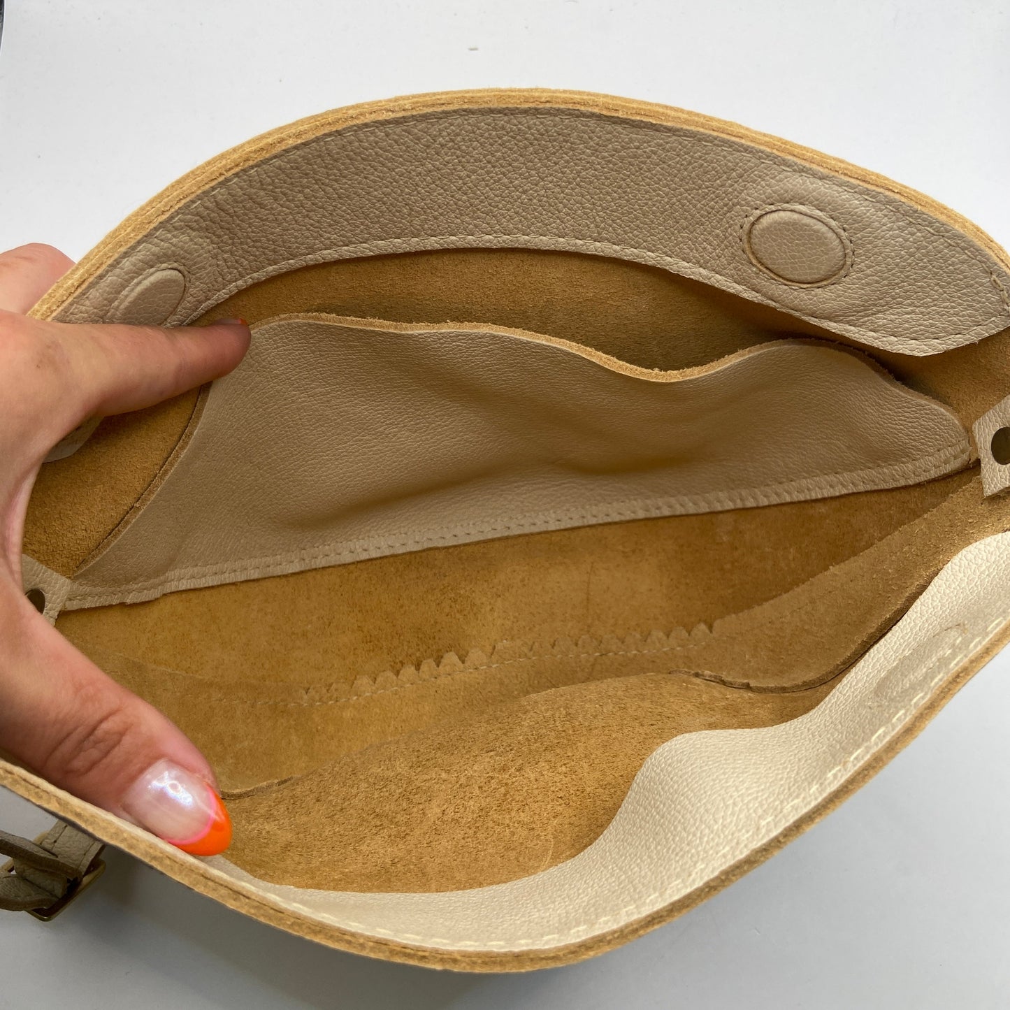 Crossbody Leather By Portland Leather, Size: Medium