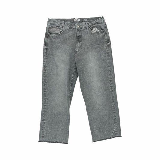 Jeans Straight By Kensie In Grey Denim, Size:14