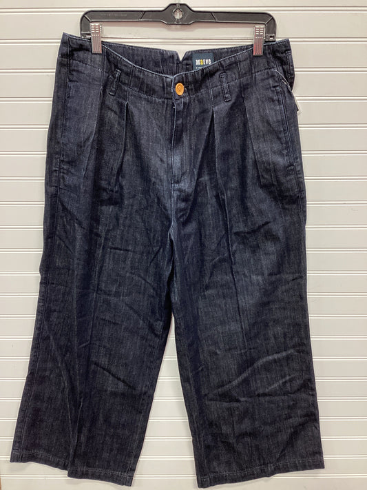 Jeans Straight By Anthropologie In Blue Denim, Size:10