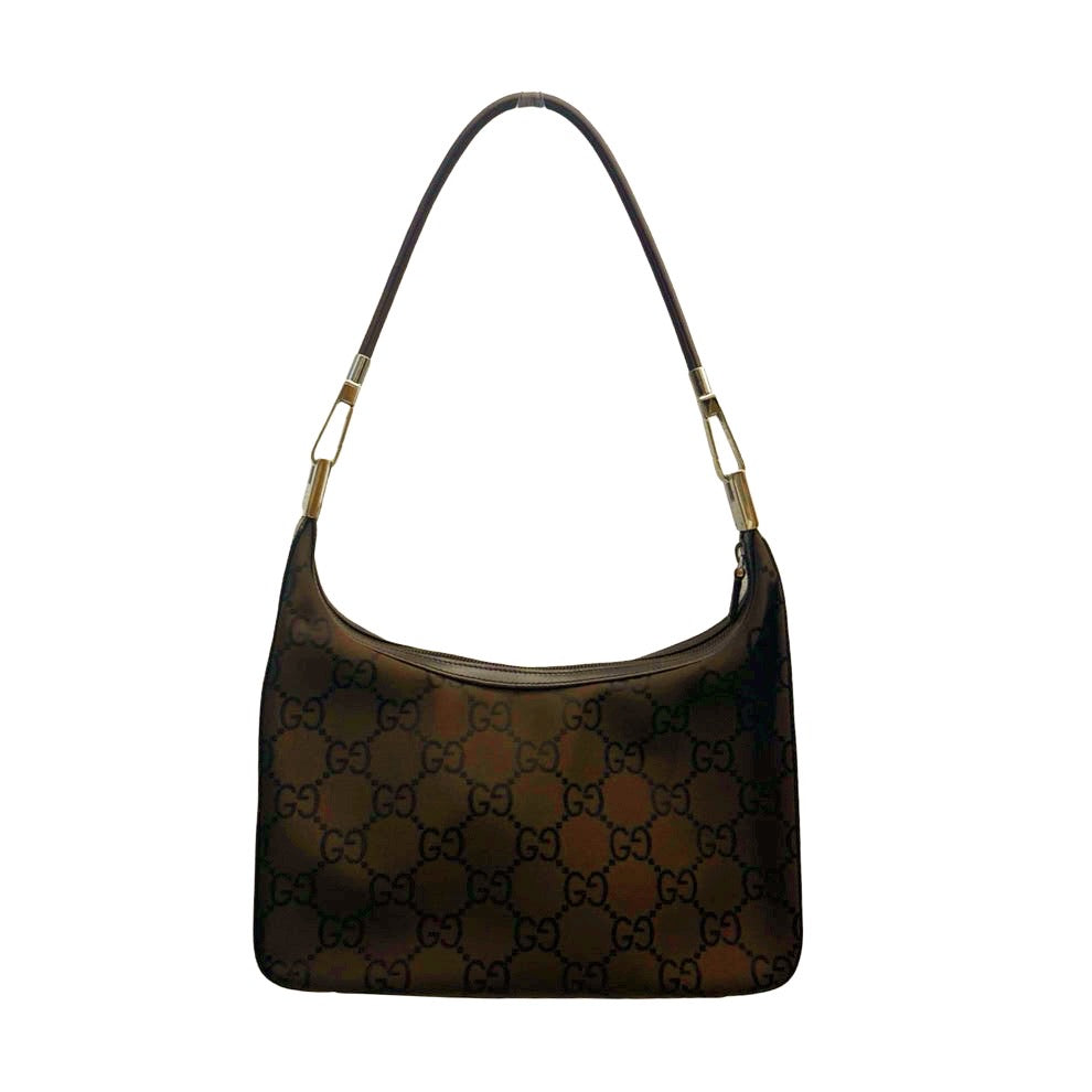 Dark Brown Handbag Luxury Designer Gucci, Size Medium