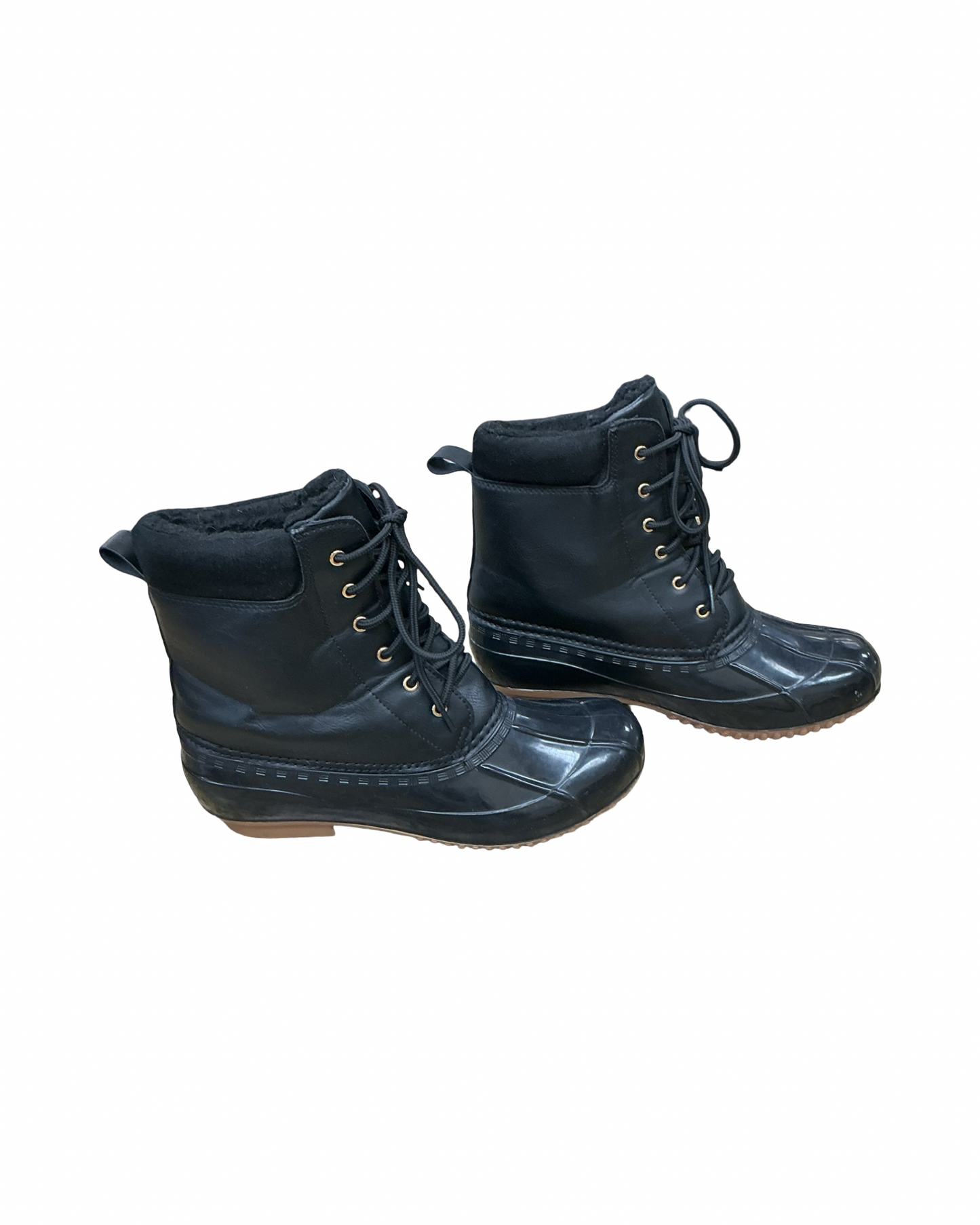 Boots Rain By Jf In Black, Size:10