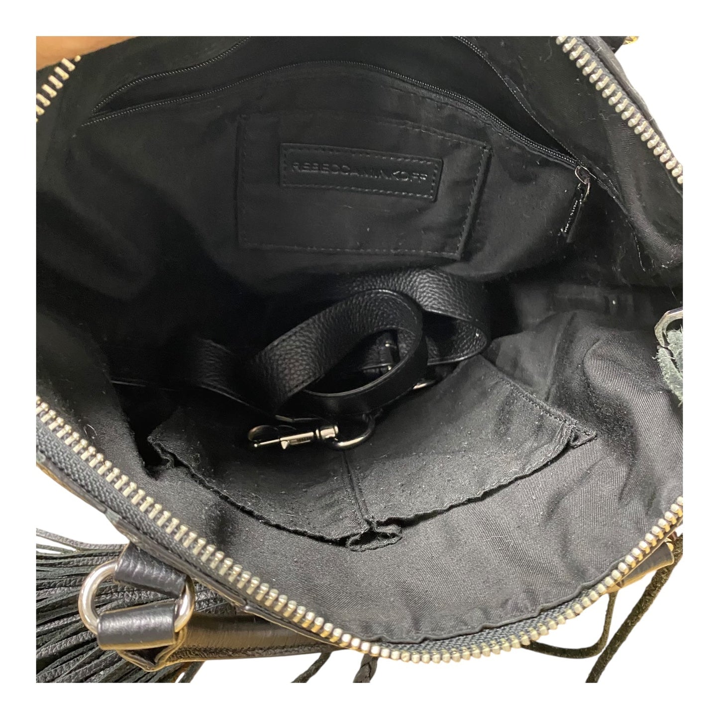 Handbag Designer By Rebecca Minkoff In Black, Size:Medium