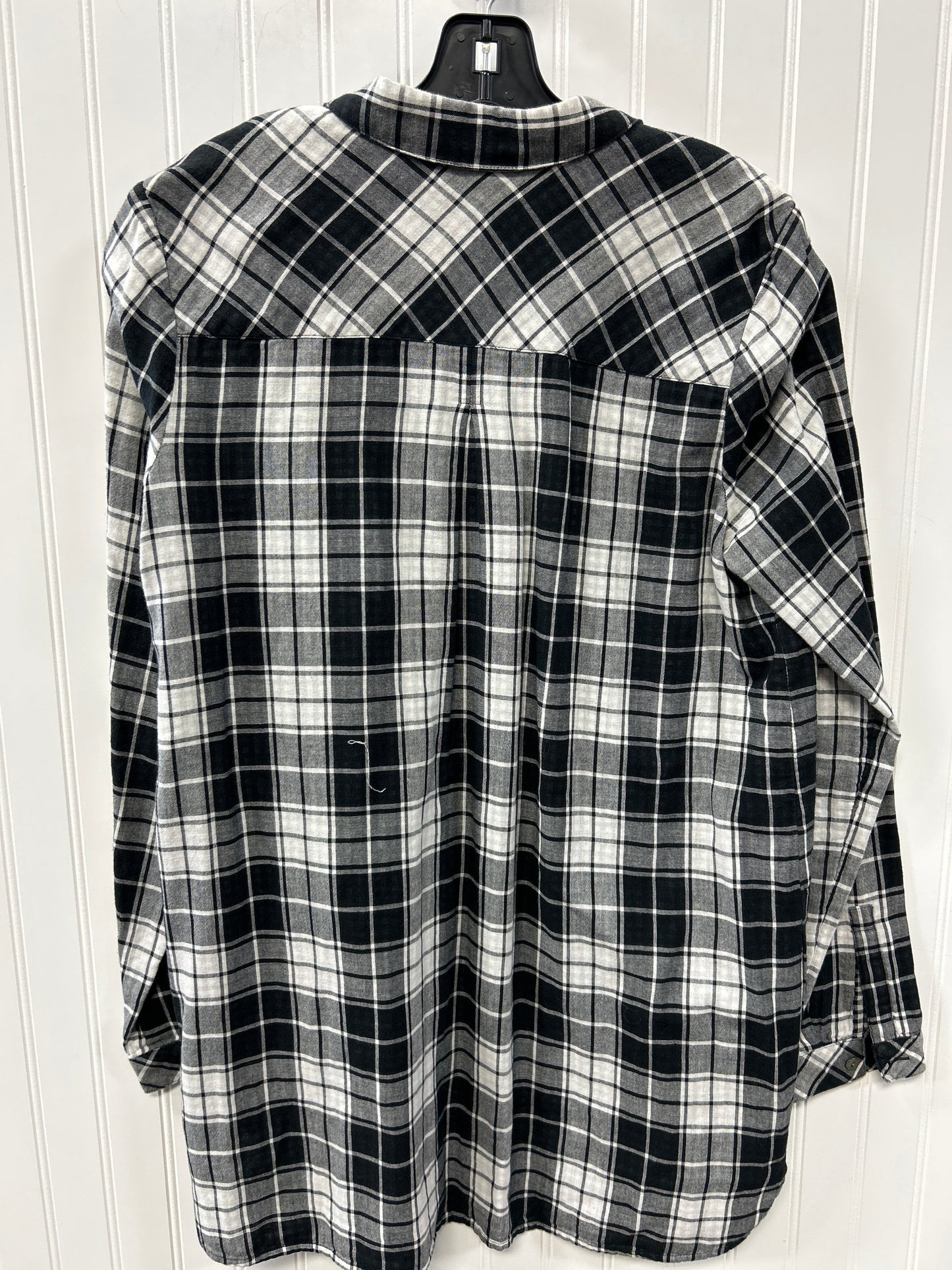 Top Ls By J. Jill In Plaid Pattern, Size:M