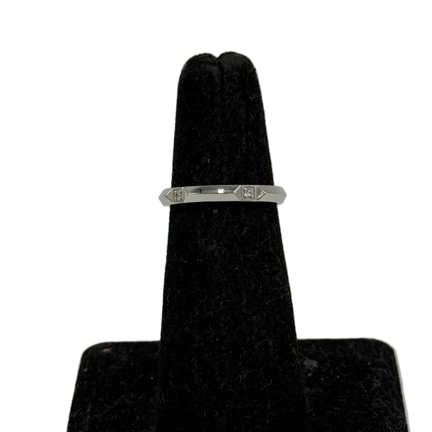 Tiffany & Company True Band Platinum Diamond Luxury Ring , Size: 6