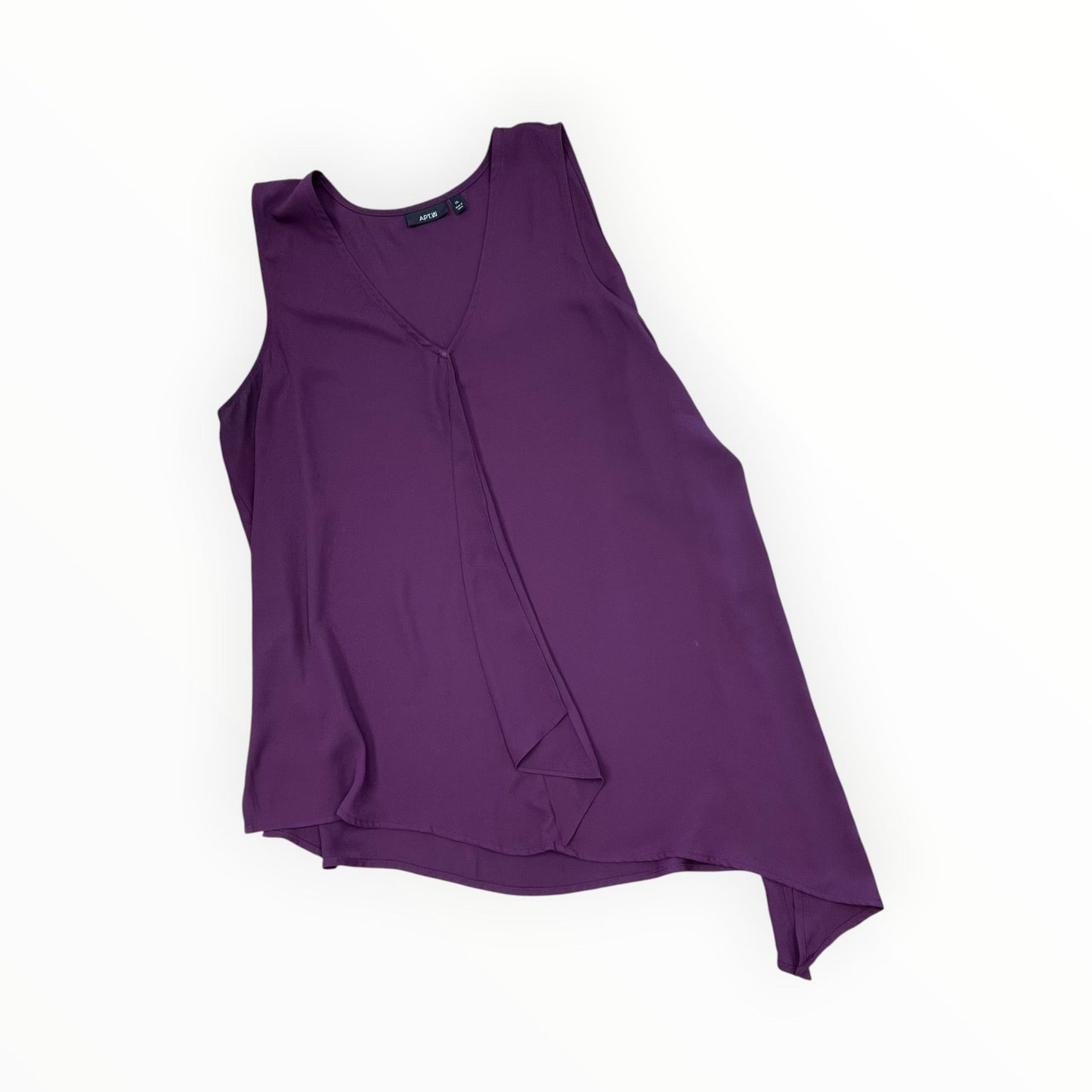 Top Sleeveless By Apt 9 In Purple, Size:Xl