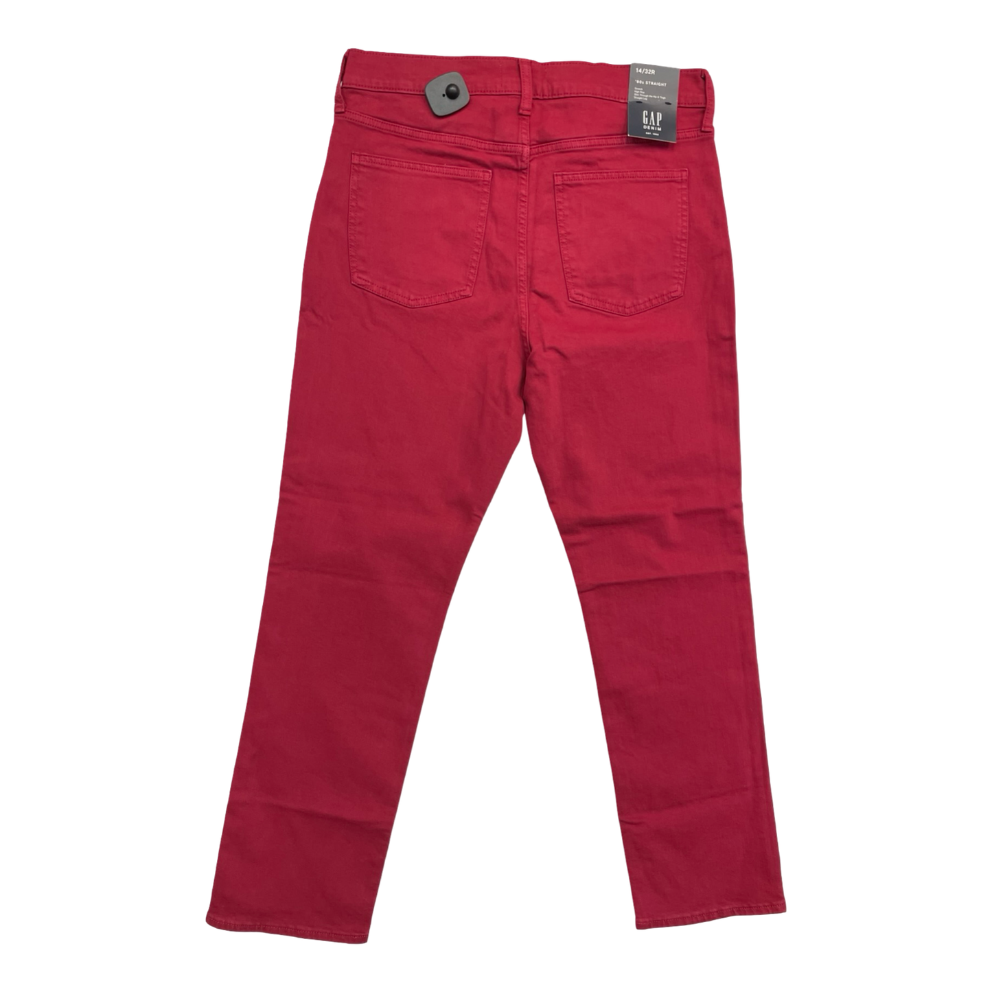 Jeans Straight By Gap In Red, Size:14