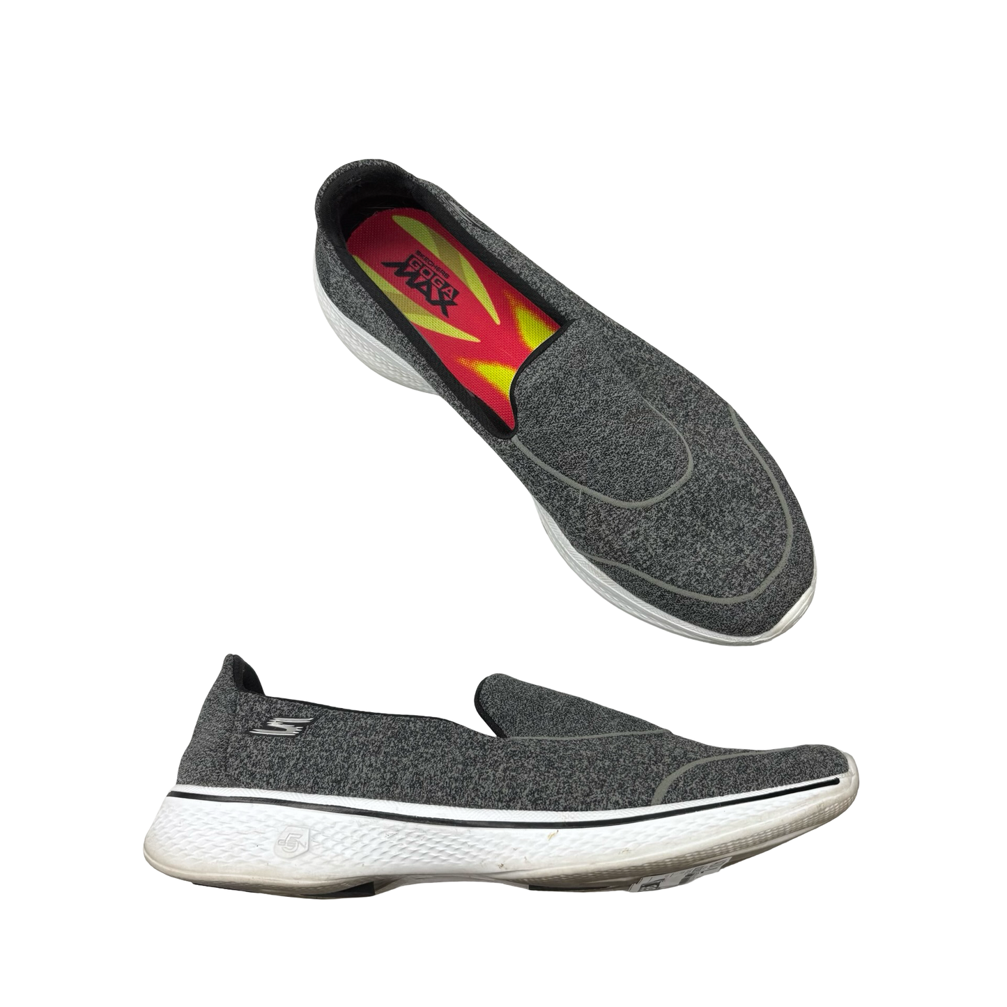 Shoes Flats By Skechers In Grey, Size:7.5