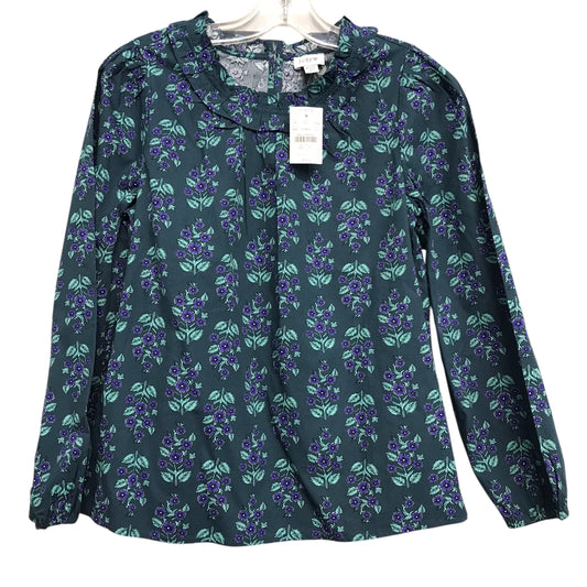 Top Ls By J. Crew In Floral Print, Size:Xsp