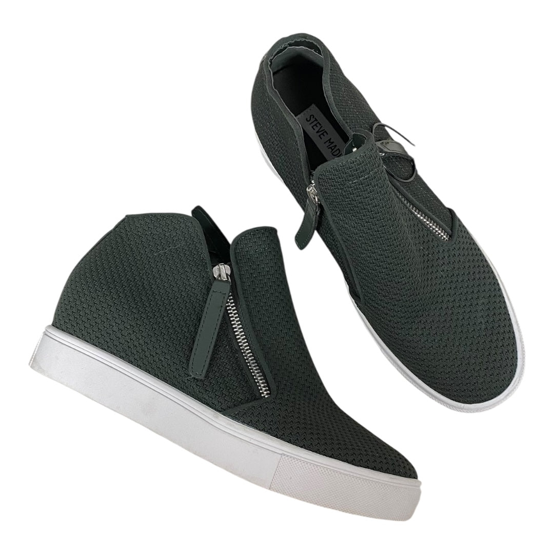 Boots Ankle Heels By Steve Madden In Green, Size:8