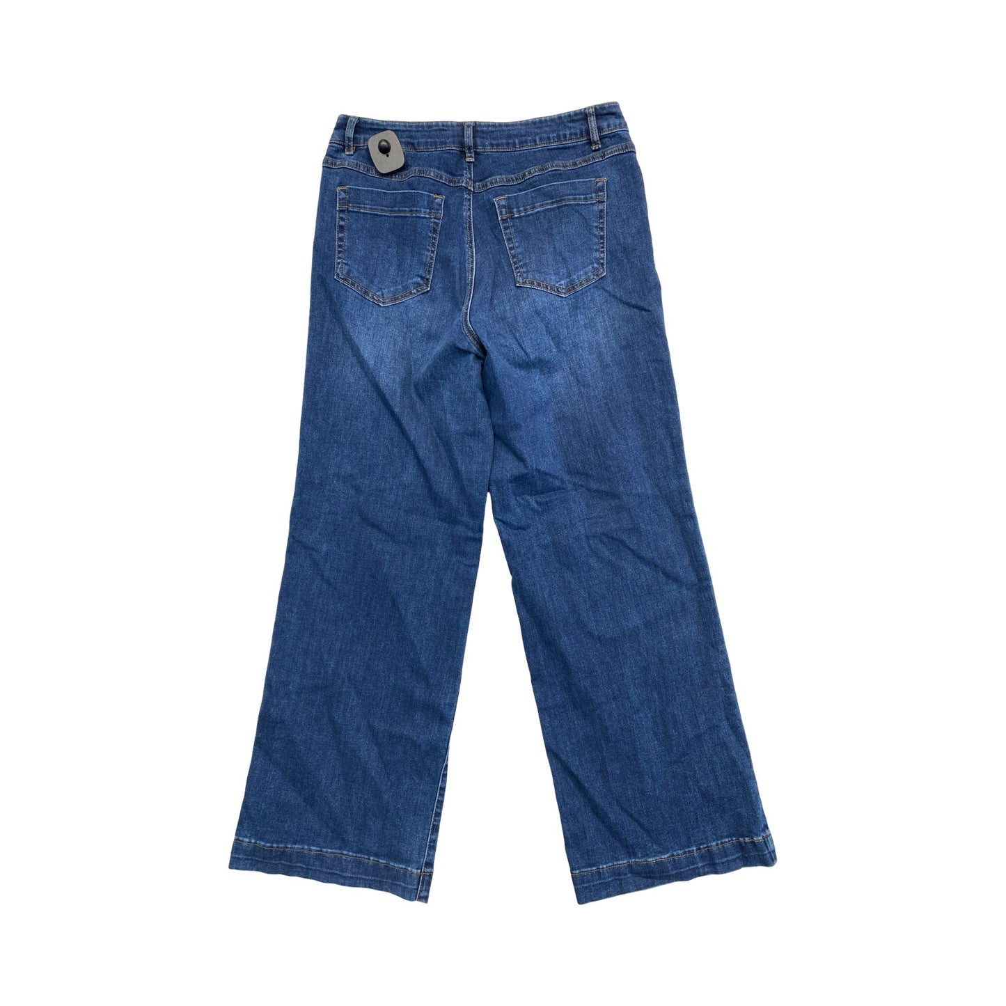Jeans Wide Leg By Cmc In Blue Denim, Size:6