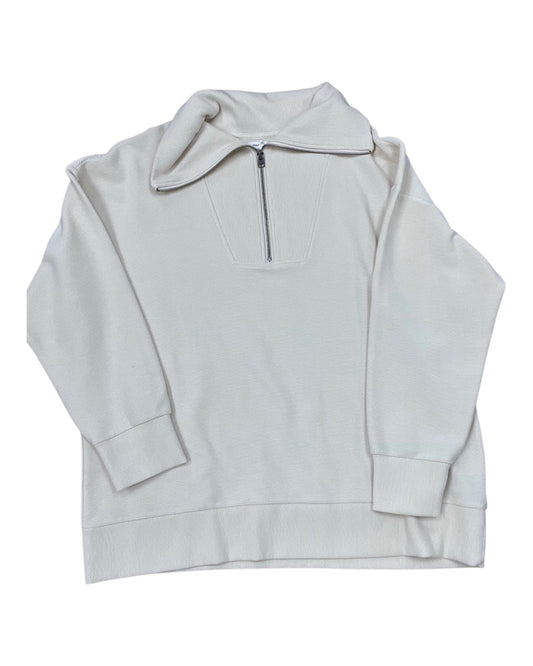 Sweatshirt Collar By Maurices In Cream, Size:Xl