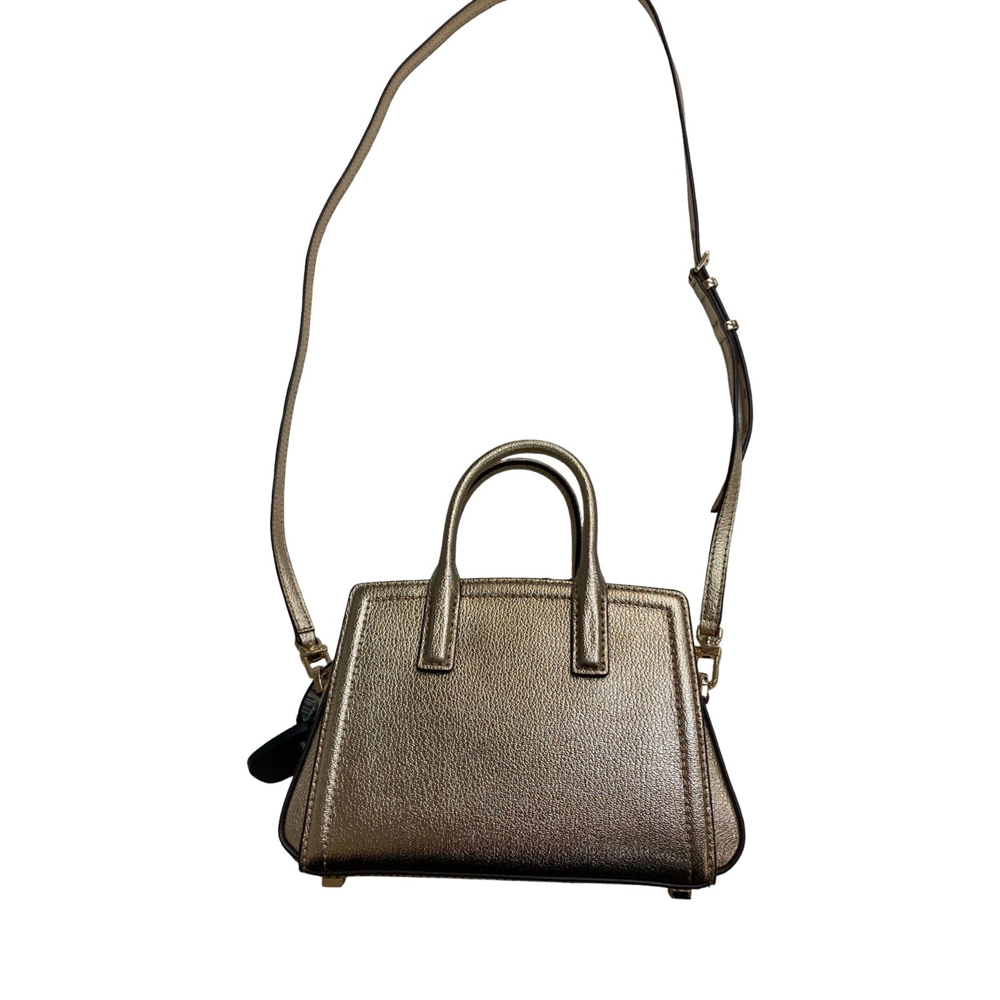 Handbag Designer By Michael Kors In Gold, Size:Small