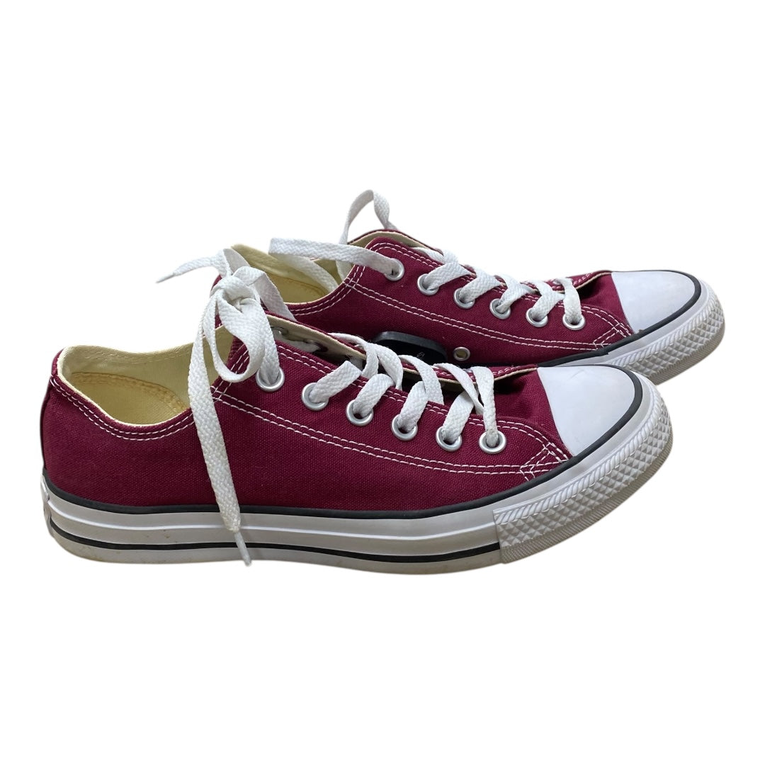 Shoes Sneakers By Converse In Maroon, Size:7.5