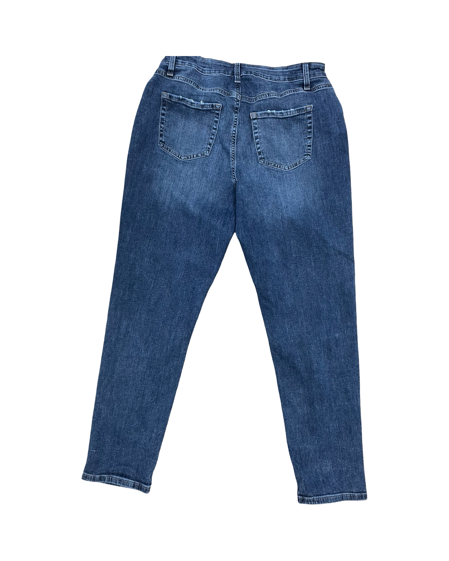 Jeans Skinny By Maurices In Blue Denim, Size:14