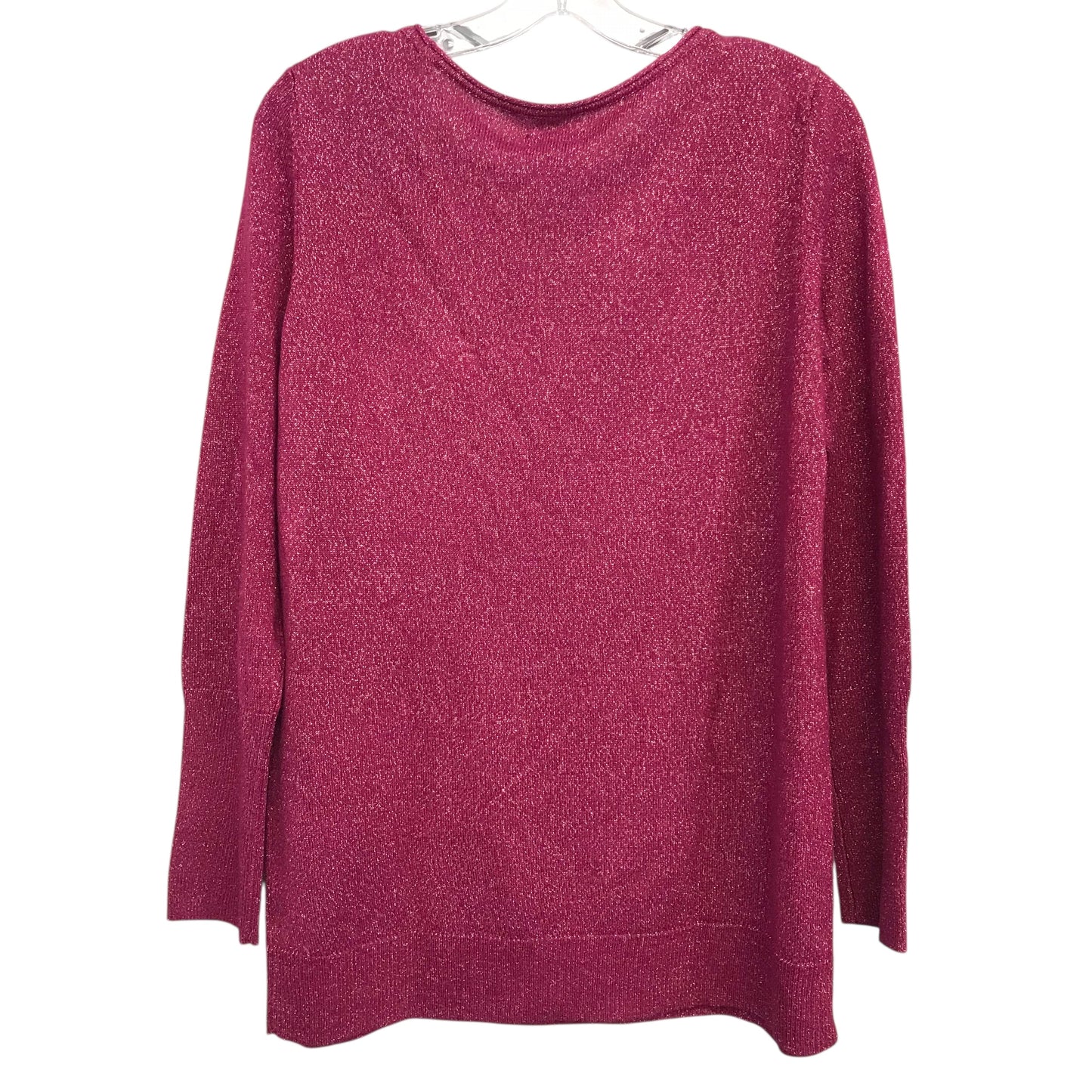 Sweater By Apt 9 In Pink, Size:L