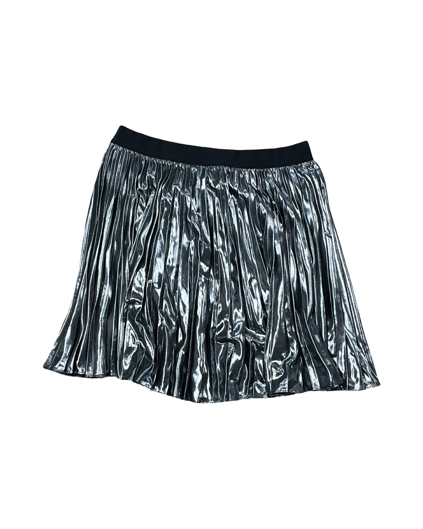 Skirt Mini & Short By Express In Black & Silver, Size:M