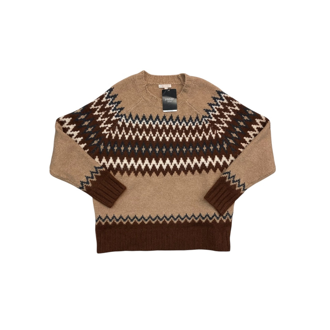 Sweater By Skies Are Blue In Brown, Size:S
