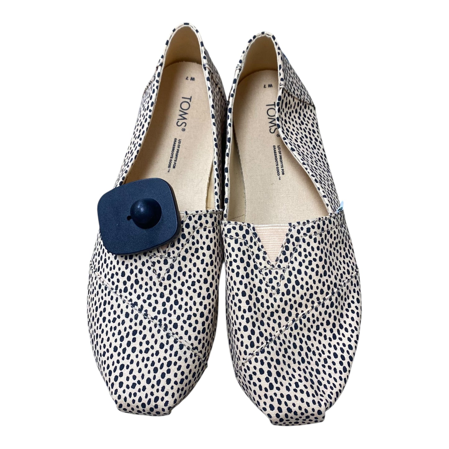 Shoes Flats By Toms In Animal Print, Size:7