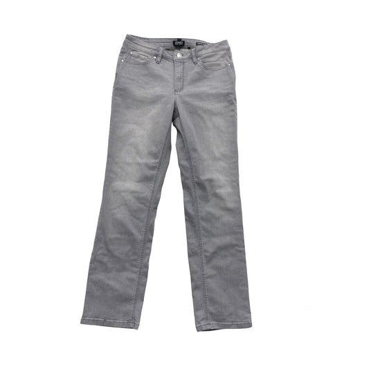 Jeans Straight By Jones New York In Grey Denim, Size:8