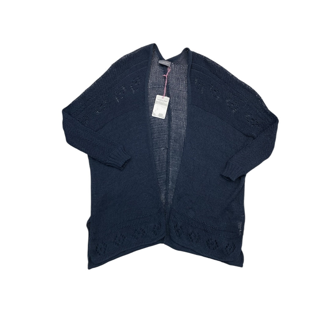 Sweater Cardigan By Wooden Ships In Navy, Size:M