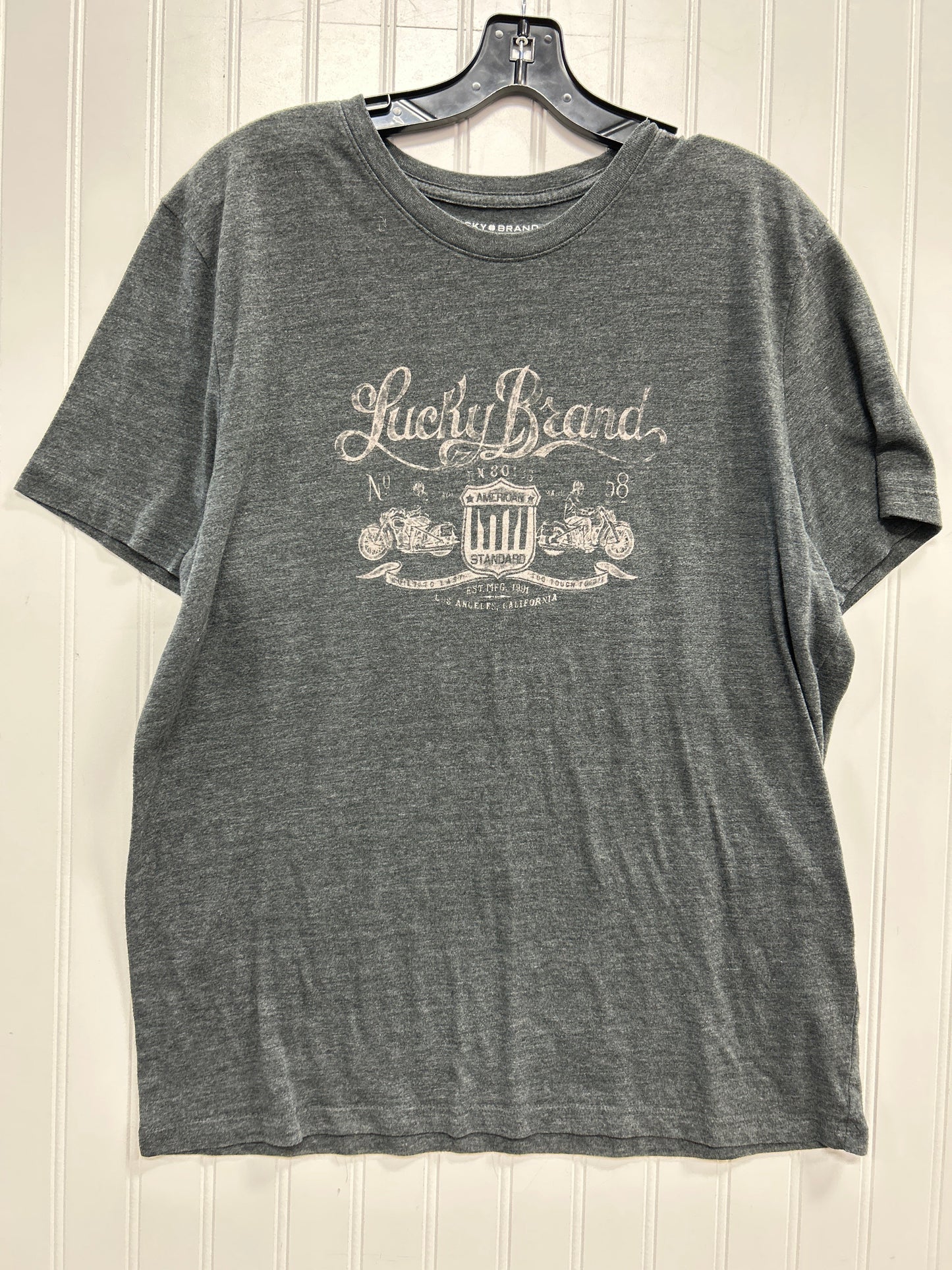 Top Ss By Lucky Brand In Grey, Size:L