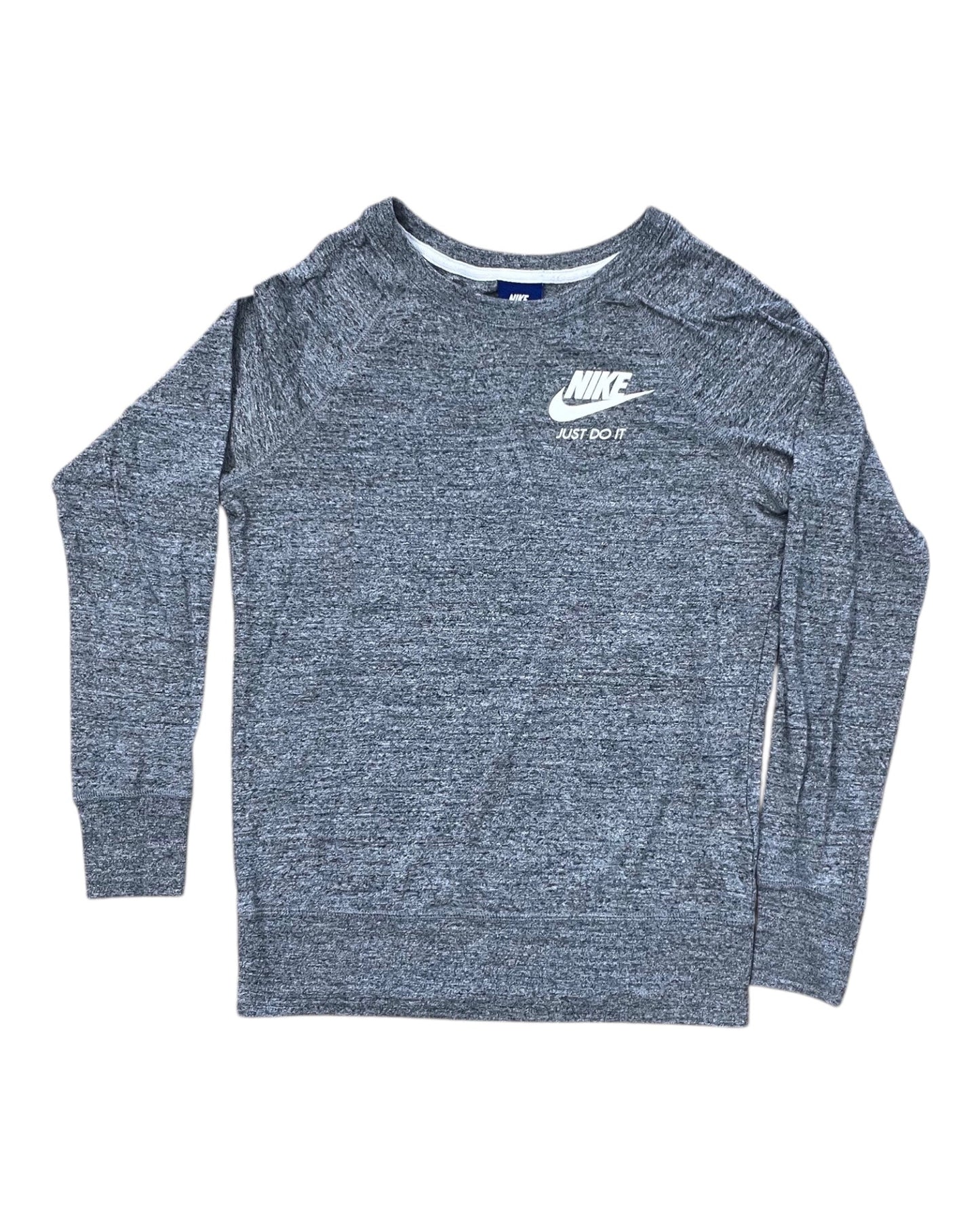 Top Ls By Nike In Grey, Size:S