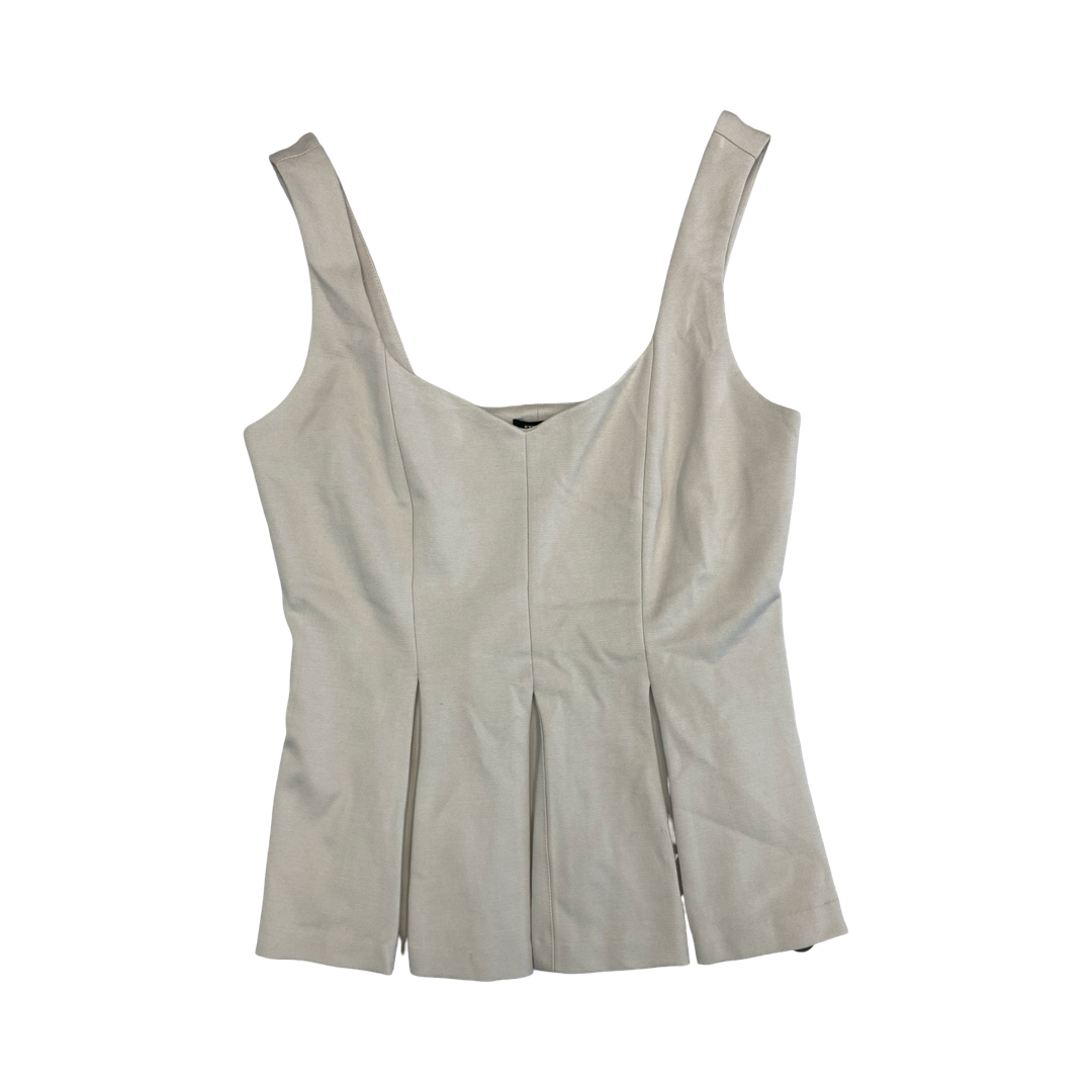 Top Sleeveless By Express In Tan, Size:M