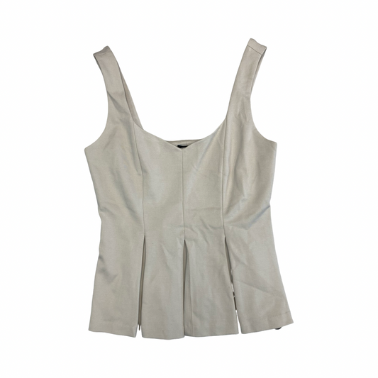Top Sleeveless By Express In Tan, Size:M