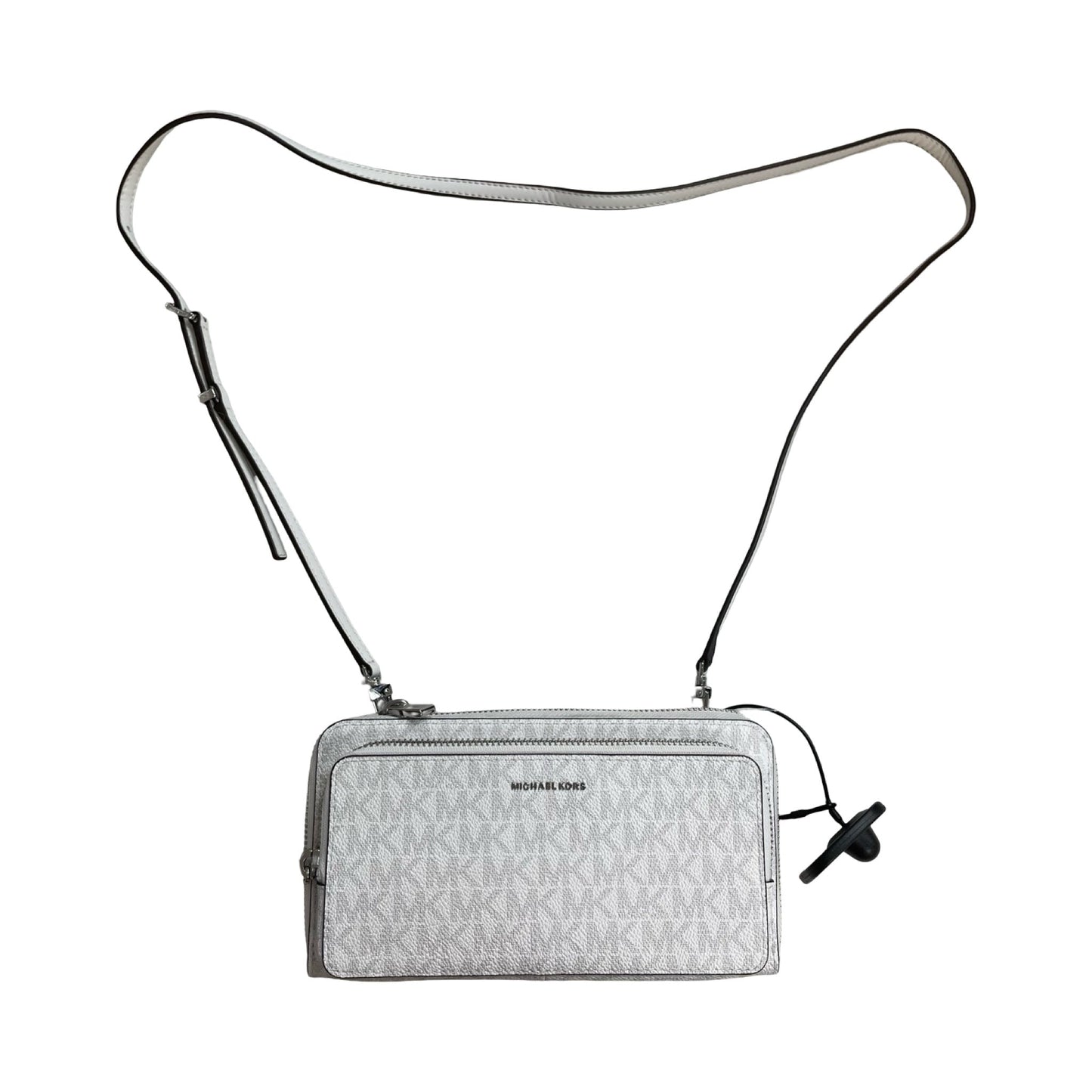 Handbag Designer By Michael Kors In White, Size:Small