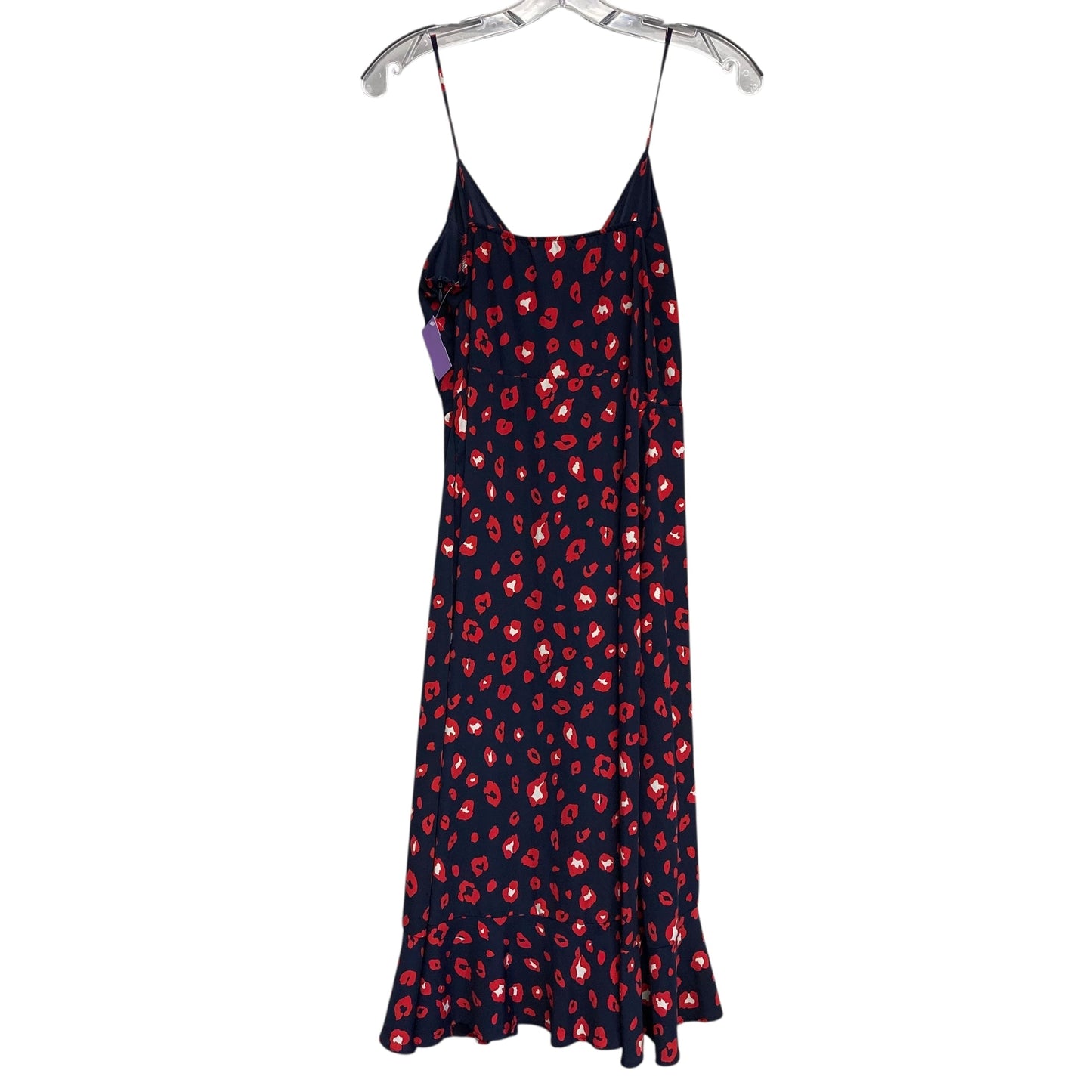 Dress Casual Short By Lelis In Blue & Red, Size:M
