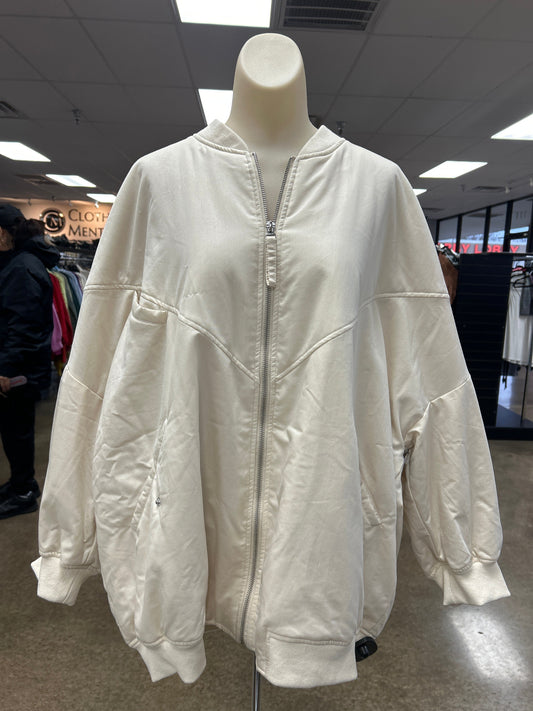 Jacket Other By Anthropologie In Cream, Size:L