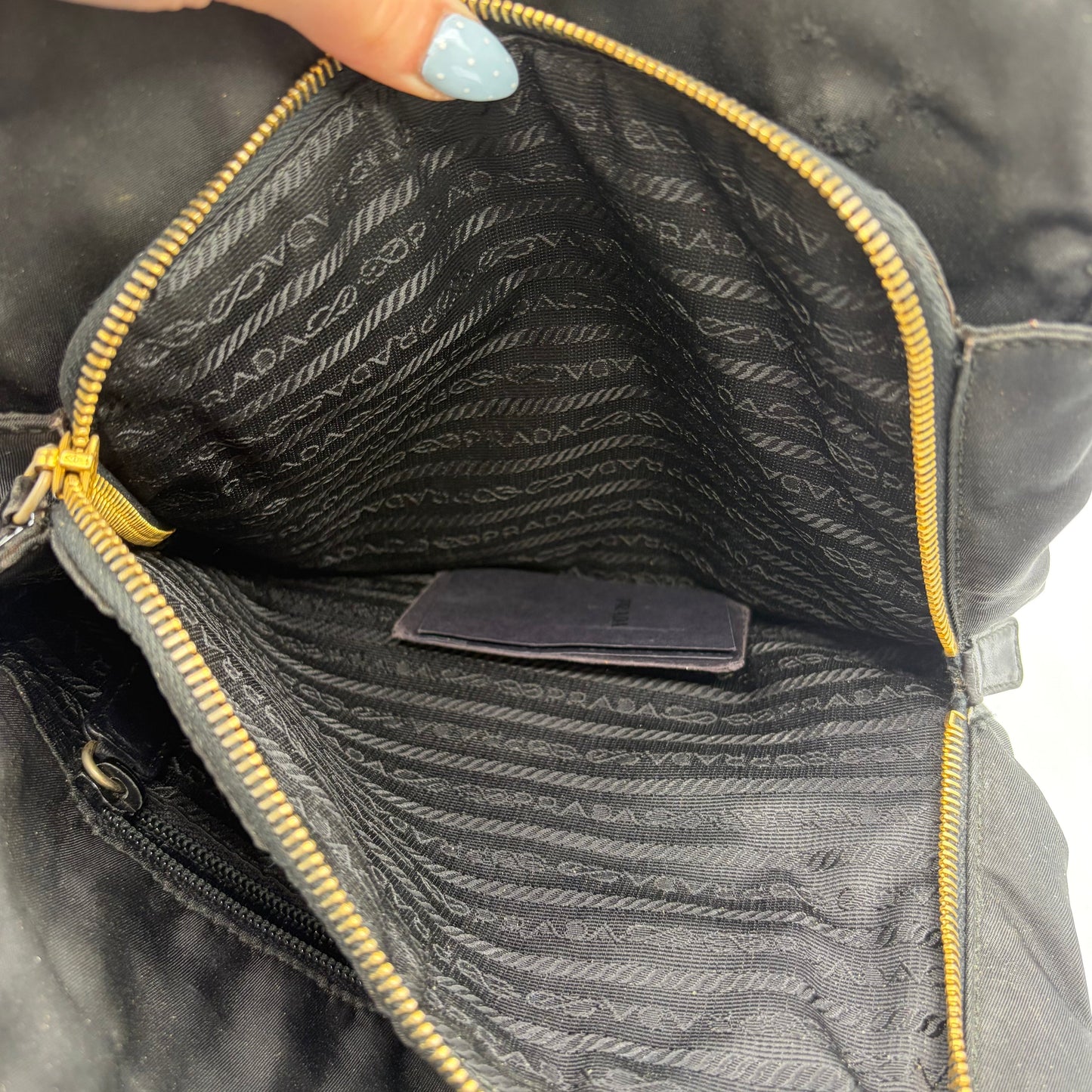 Handbag Luxury Designer By Prada, Size: Small