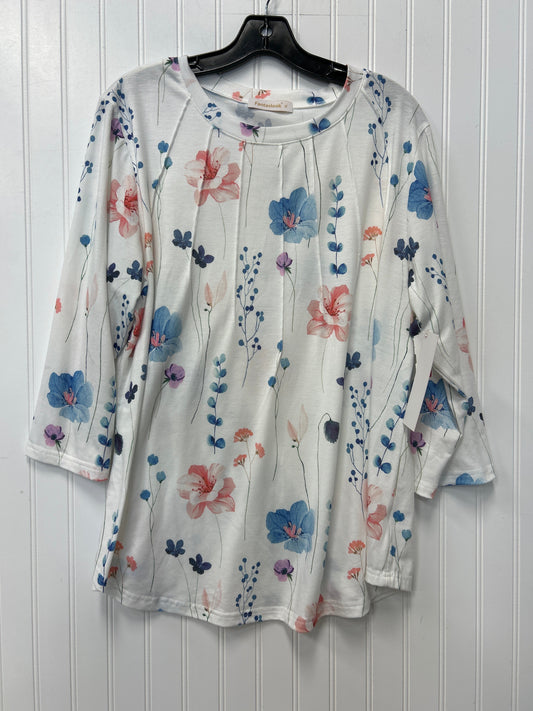 Top Ls By Cmc In White, Size:Xl