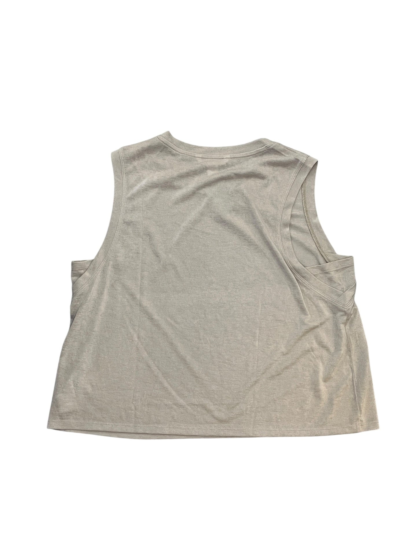 Athletic Tank Top By Athleta In Tan, Size:Xl