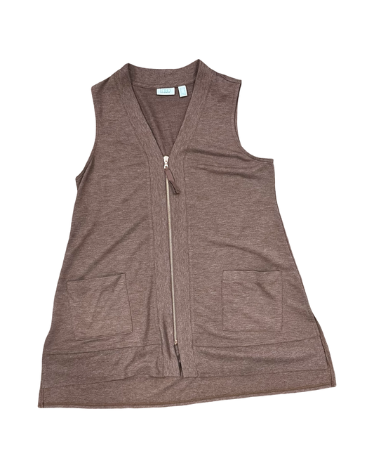 Cardigan By Logo In Brown, Size:S